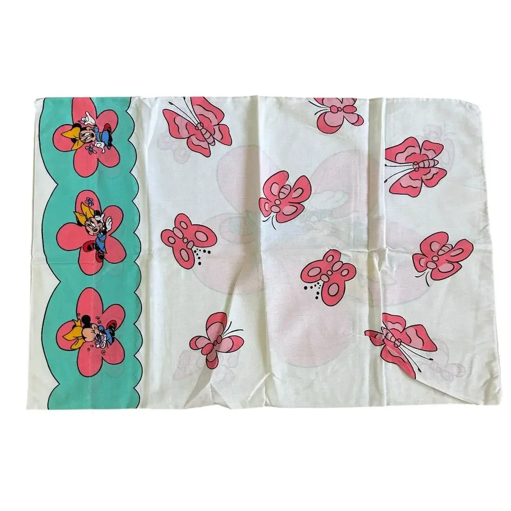 Vintage Disney Minnie Mouse Sheet Twin Set & Pillowcases